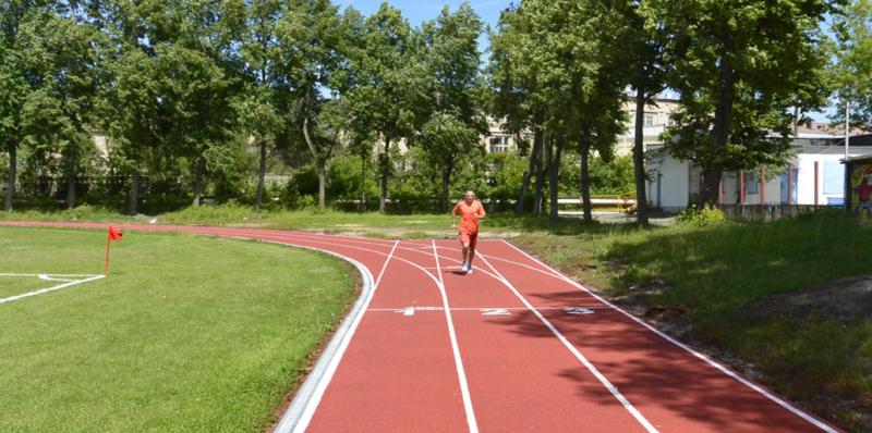 outdoor sports flooring track